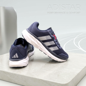 Adidas Adistar 3 Running Shoes - Navy Blue/Silver