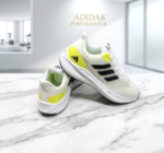 Adidas Pureboost 23 - White/Neon green - Image 4