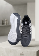 Adidas Pureboost 23 - Grey/White - Image 3