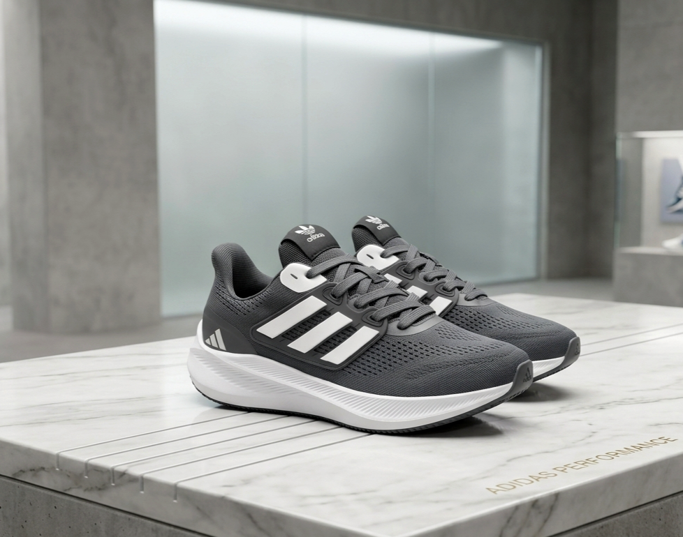 IMG_20260809_115436 Adidas Pureboost 23 - Grey/White - Image 1
