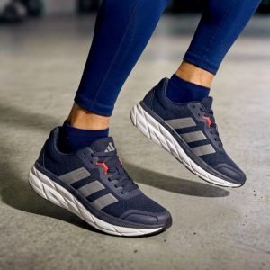 Adidas Adistar 3 Running Shoes - Navy Blue/Silver
