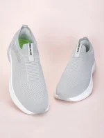 Redtape ETPU Men’s Walking Slip-On Shoes for Extra Comfort | White-Edition