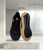 Adidas Pureboost 23 - Black/Metallic Gold - Image 3