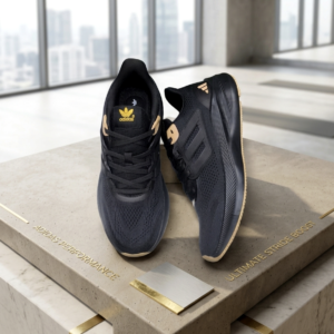 Adidas Pureboost 23 - Black/Metallic Gold